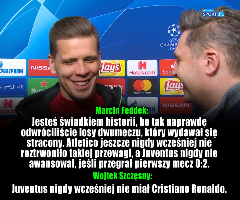 SŁOWA Szczęsnego po historycznym awansie Juventusu! :D